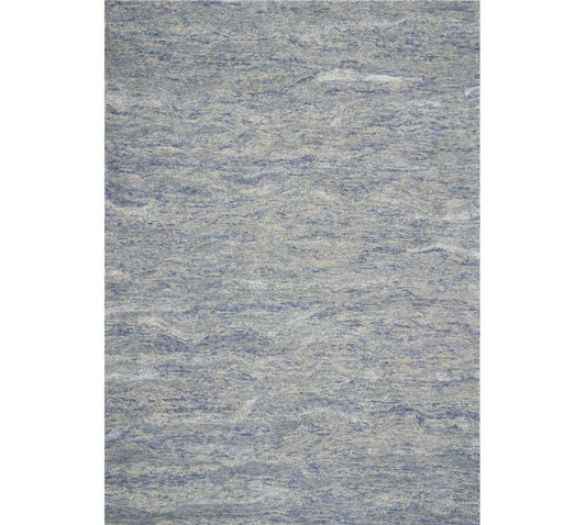 9' X 12' Ocean Blue Hand Tufted Abstract Indoor Area Rug - Homeroots - Flyclothing LLC