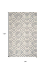 8' X 10' 6 Wool Grey Area Rug - Homeroots - Flyclothing LLC