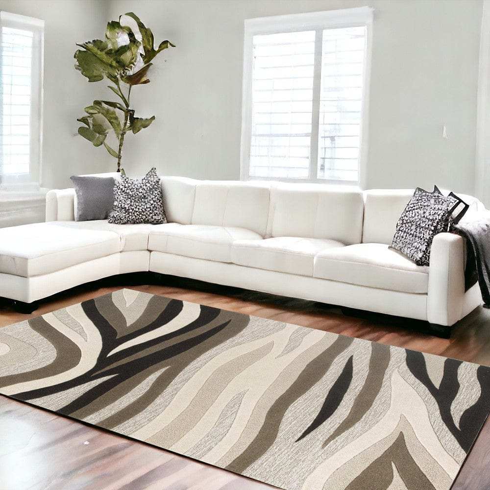 8' X 10' 6 Wool Natural Area Rug - Homeroots - Flyclothing LLC