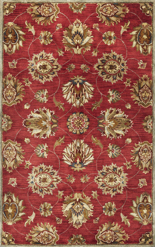 8' X 10' 6 Wool Red Area Rug - Homeroots - Flyclothing LLC