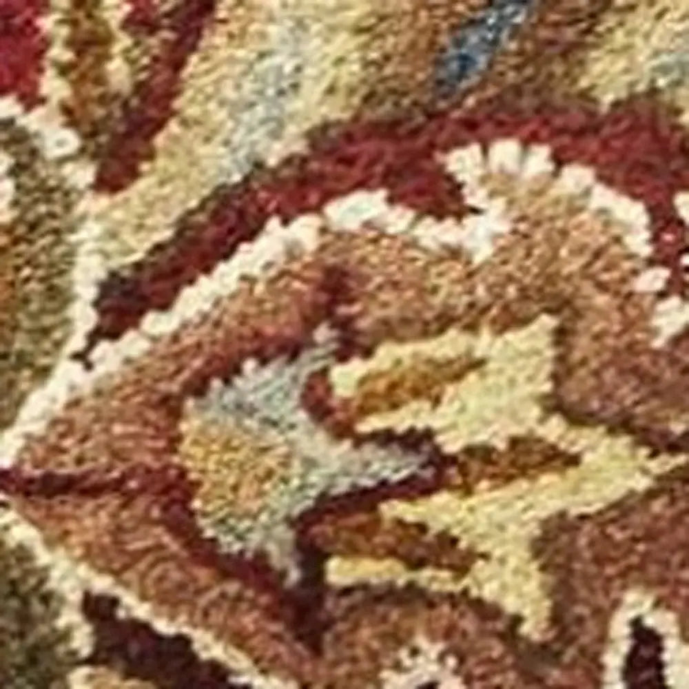 8' X 10' 6 Wool Red Area Rug - Homeroots - Flyclothing LLC