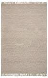 9' X 12' Natural Wool Hand Woven Area Rug - Homeroots