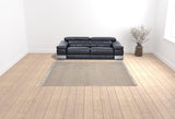 9' X 12' Natural Wool Hand Woven Area Rug - Homeroots