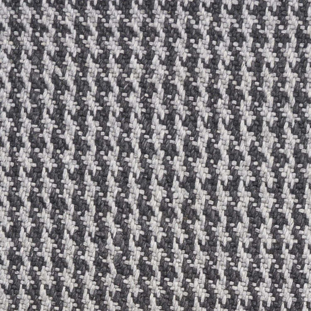 9' X 12' Grey Hand Woven Houndstooth With Braided Fringe Indoor Area Rug - Homeroots - Flyclothing LLC
