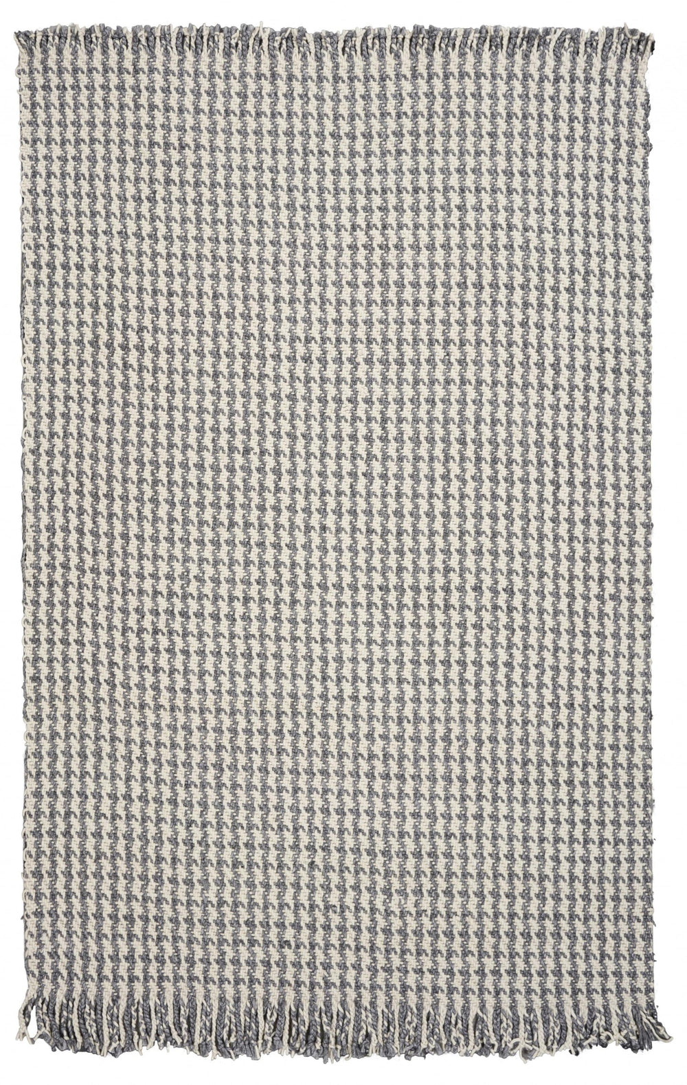 8' X 11' Wool Ivory Or Grey Area Rug - Homeroots