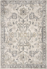 9' X 13' Ivory Machine Woven Distressed Floral Traditional Indoor Area Rug - Homeroots - Flyclothing LLC
