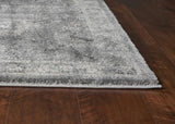 8' X 13' Gray Area Rug - Homeroots
