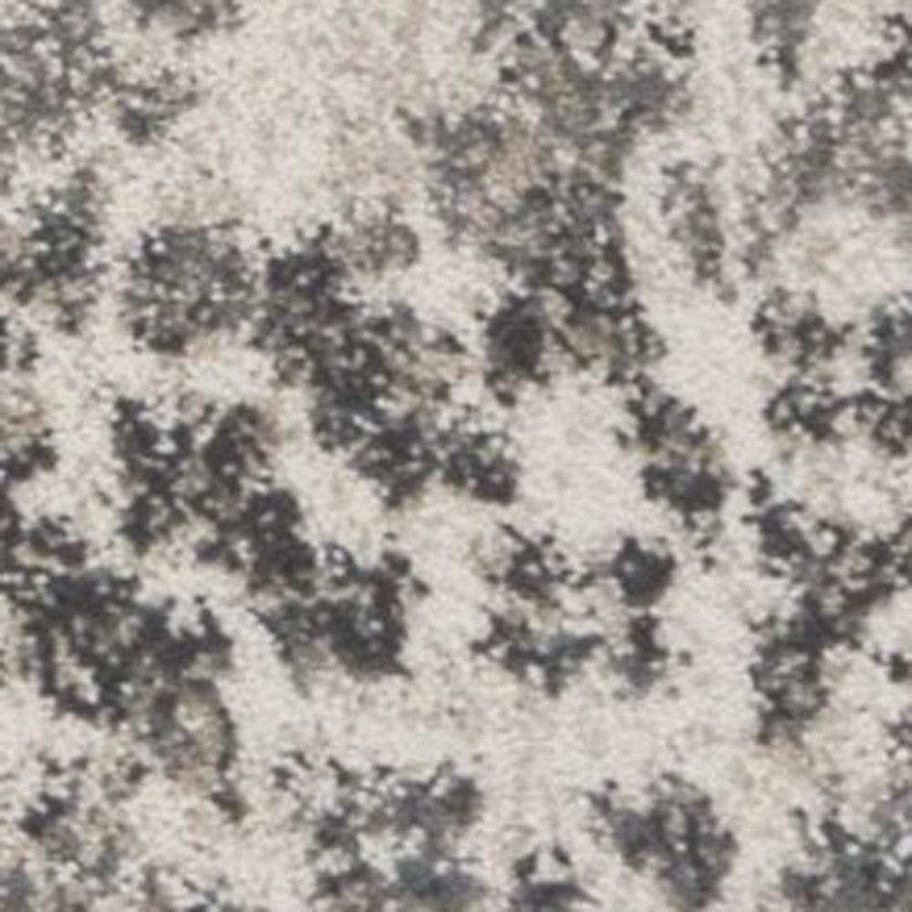 9' X 13' Ivory Machine Woven Distressed Floral Vines Indoor Area Rug - Homeroots - Flyclothing LLC