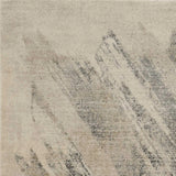 9' X 13' Ivory Grey Machine Woven Abstract Brushstroke Indoor Area Rug - Homeroots