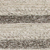 8' X 10' Grey White Hand Woven Knobby Stripes Indoor Area Rug - Homeroots - Flyclothing LLC