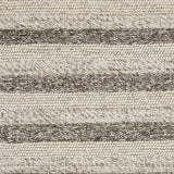 8' X 10' Grey White Hand Woven Knobby Stripes Indoor Area Rug - Homeroots - Flyclothing LLC