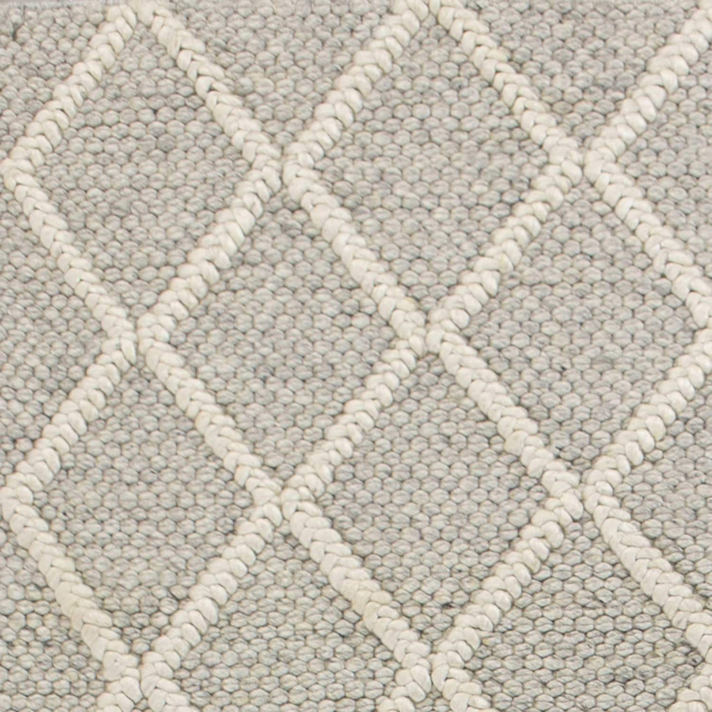 7' X 9' Wool Grey Area Rug - Homeroots - Flyclothing LLC