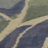7' X 9' Wool Blue Or Green Area Rug - Homeroots - Flyclothing LLC
