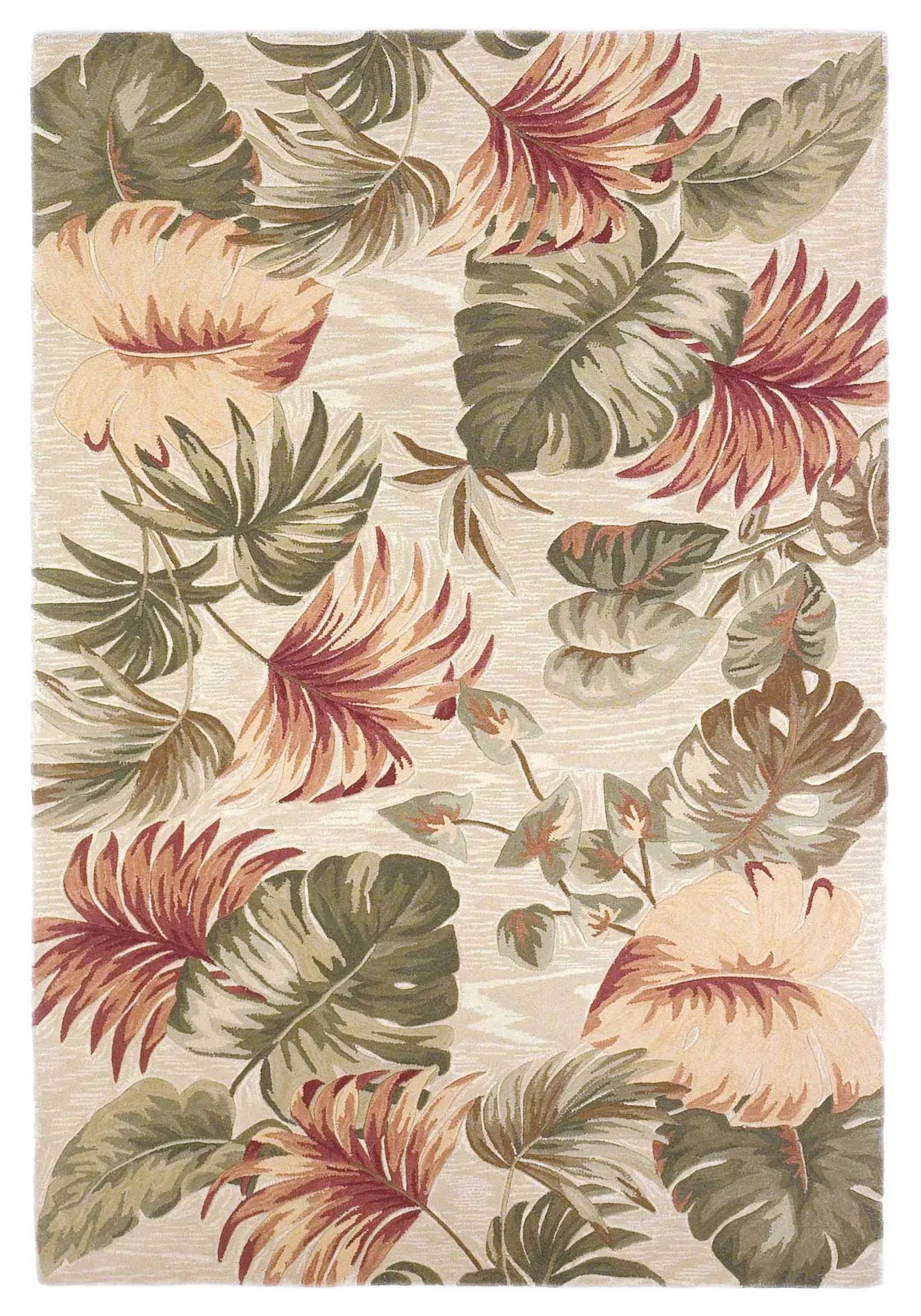 7' X 9' Wool Beige Area Rug - Homeroots - Flyclothing LLC