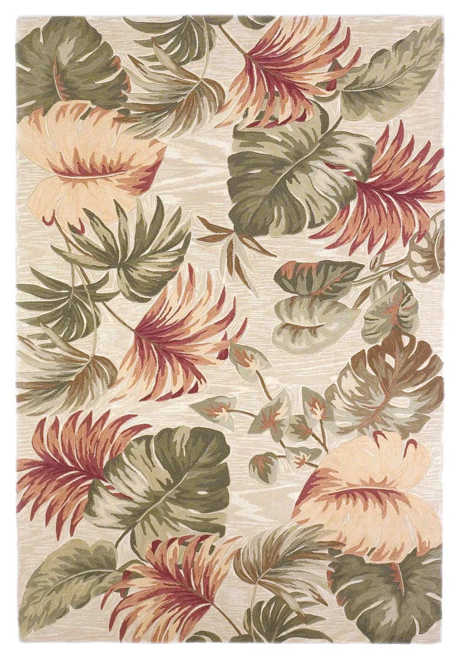 7' X 9' Wool Beige Area Rug - Homeroots - Flyclothing LLC