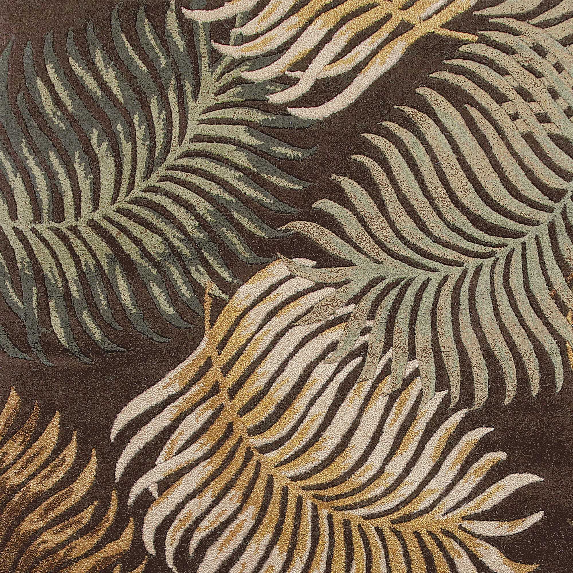 8' X 10' 6 Wool Espresso Area Rug - Homeroots - Flyclothing LLC