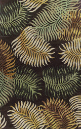 8' X 10' 6 Wool Espresso Area Rug - Homeroots - Flyclothing LLC
