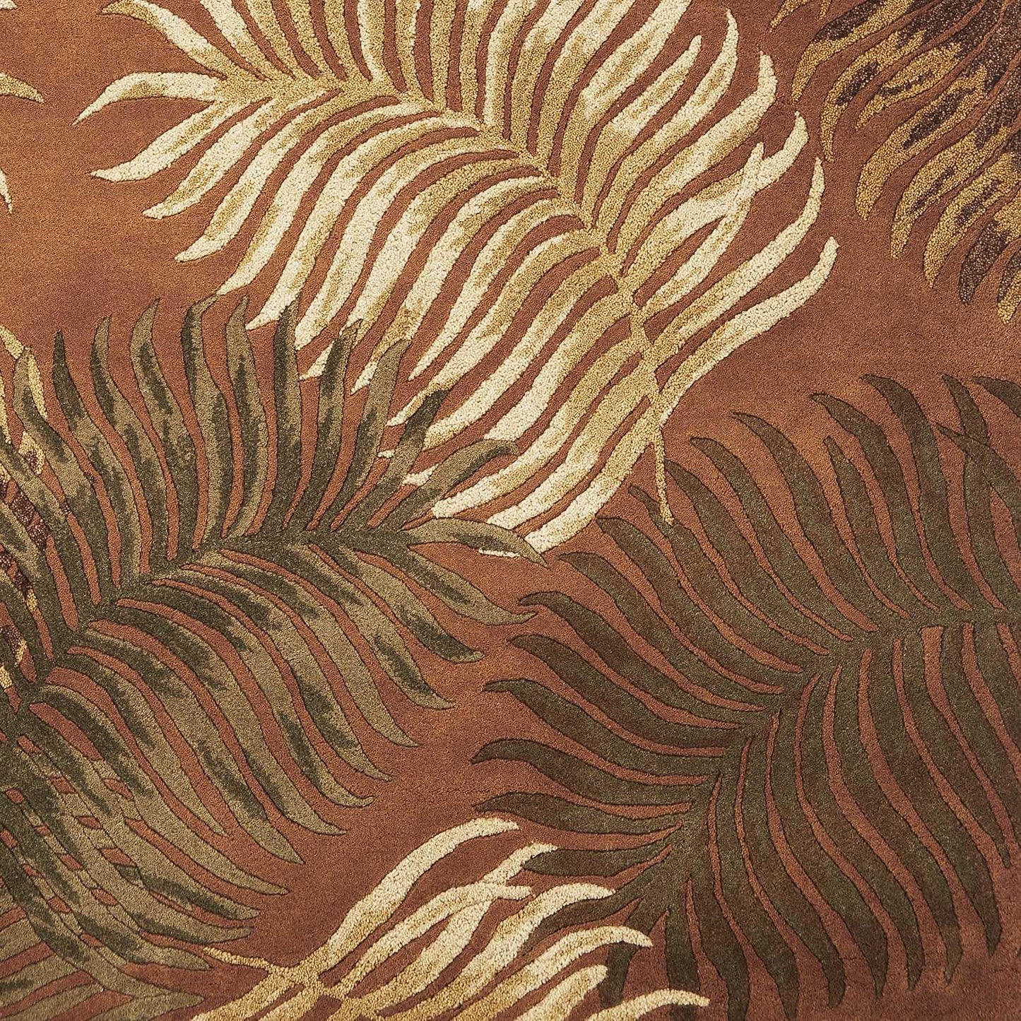 8' X 10' 6 Wool Rust Area Rug - Homeroots - Flyclothing LLC