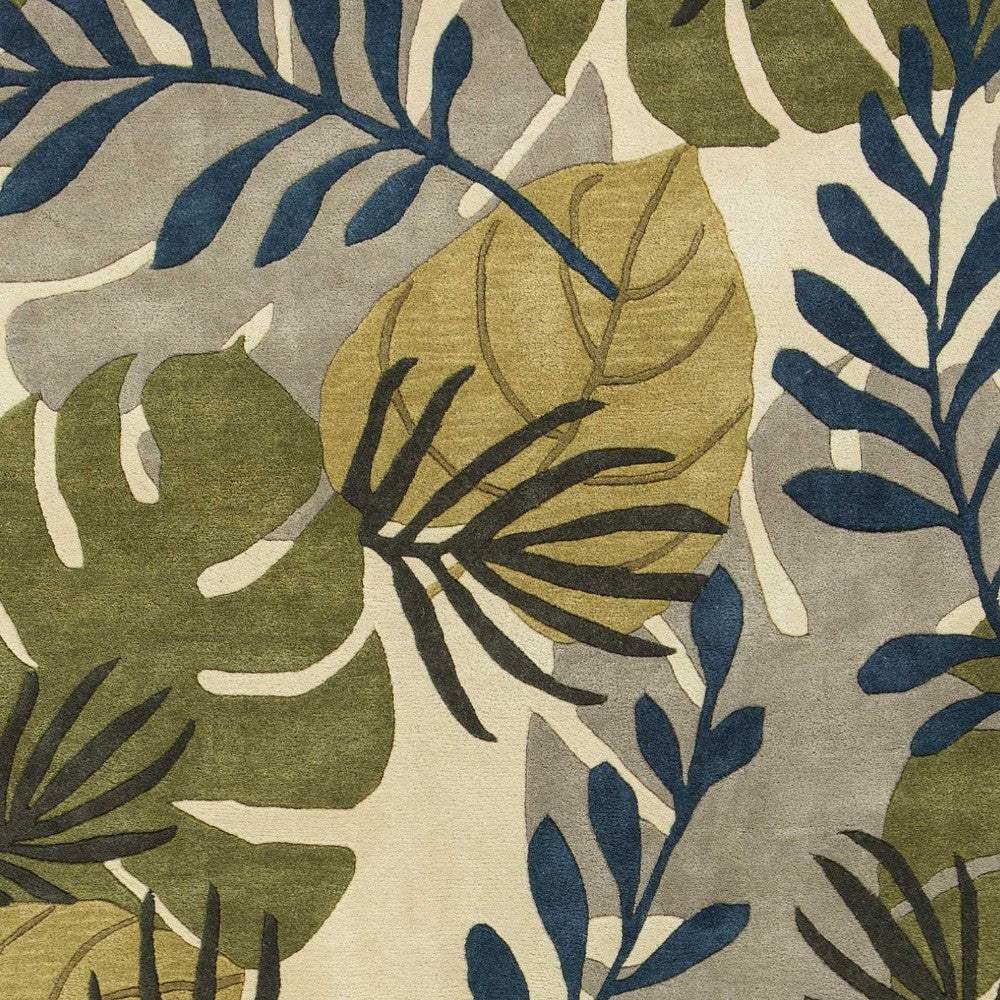 8' X 11' Ivory Wool Handmade Area Rug - Homeroots - Flyclothing LLC