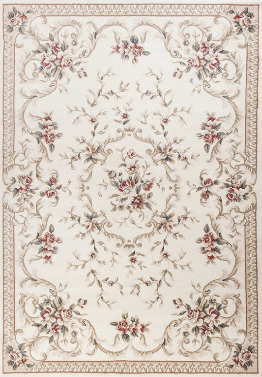 9' X 12' Polypropylene Ivory Area Rug - Homeroots - Flyclothing LLC