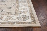 9' X 12'  Polypropylene Beige Or  Ivory  Area Rug - Homeroots