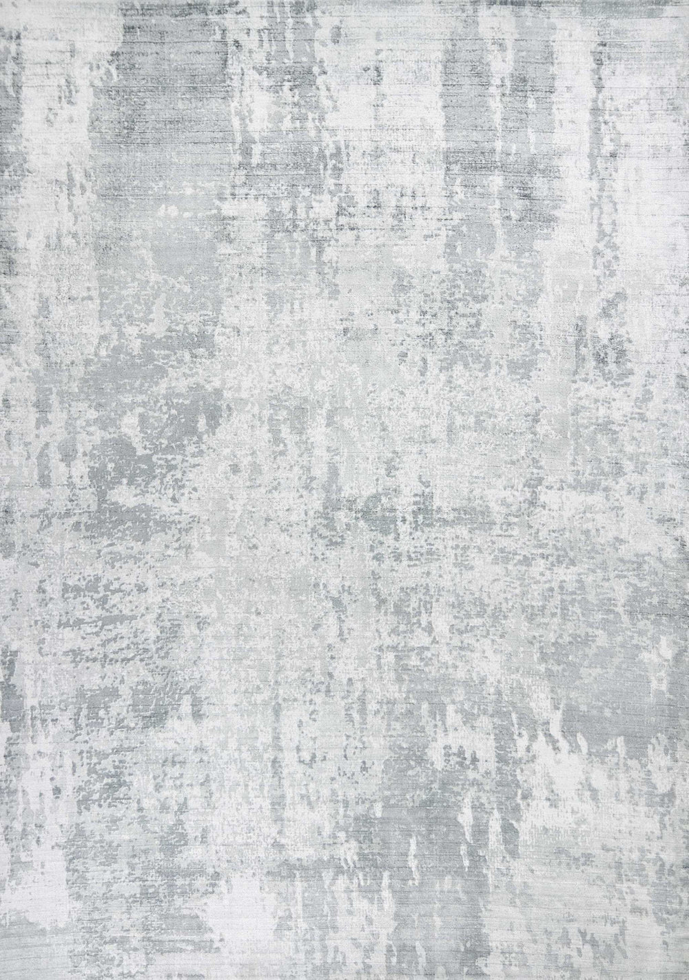 8' X 10' Dew Grey Hand Loomed Abstract Brushstroke Indoor Area Rug - Homeroots - Flyclothing LLC