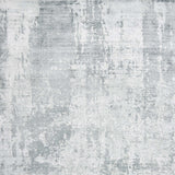 8' X 10' Dew Grey Hand Loomed Abstract Brushstroke Indoor Area Rug - Homeroots - Flyclothing LLC