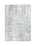 8' X 10' Dew Grey Hand Loomed Abstract Brushstroke Indoor Area Rug - Homeroots