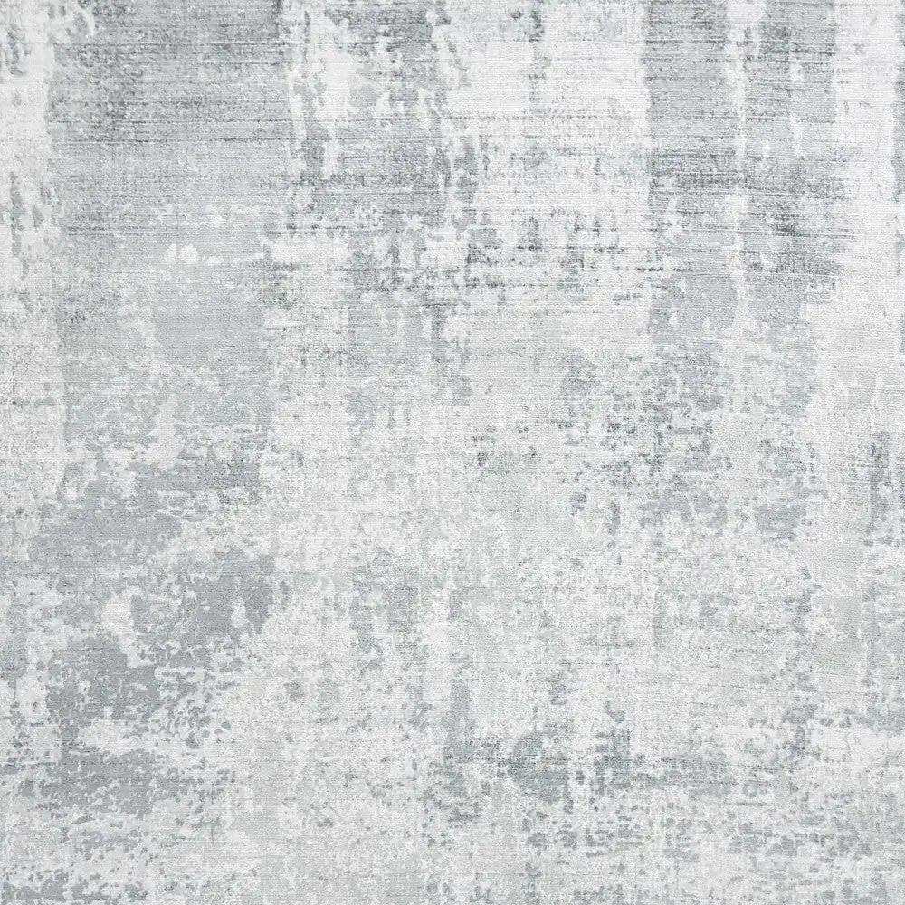 8' X 10' Dew Grey Hand Loomed Abstract Brushstroke Indoor Area Rug - Homeroots - Flyclothing LLC