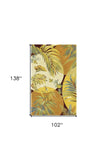 8' X 11' Wool Beige With Greenery Area Rug - Homeroots - Flyclothing LLC