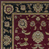 9' X 13' Red and Black Area Rug - Homeroots - Flyclothing LLC