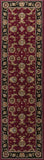 9' X 13' Red and Black Area Rug - Homeroots - Flyclothing LLC