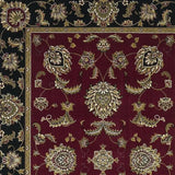 9' X 13' Red and Black Area Rug - Homeroots - Flyclothing LLC