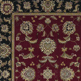 9' X 13' Red and Black Area Rug - Homeroots - Flyclothing LLC