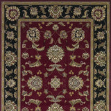 9' X 13' Red and Black Area Rug - Homeroots - Flyclothing LLC