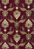 9' X 13' Red Area Rug - Homeroots