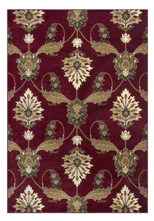 9' X 13' Red Area Rug - Homeroots - Flyclothing LLC