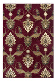 9' X 13' Red Area Rug - Homeroots