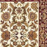 9' X 13' Polypropylene Ivory Or Red Area Rug - Homeroots - Flyclothing LLC