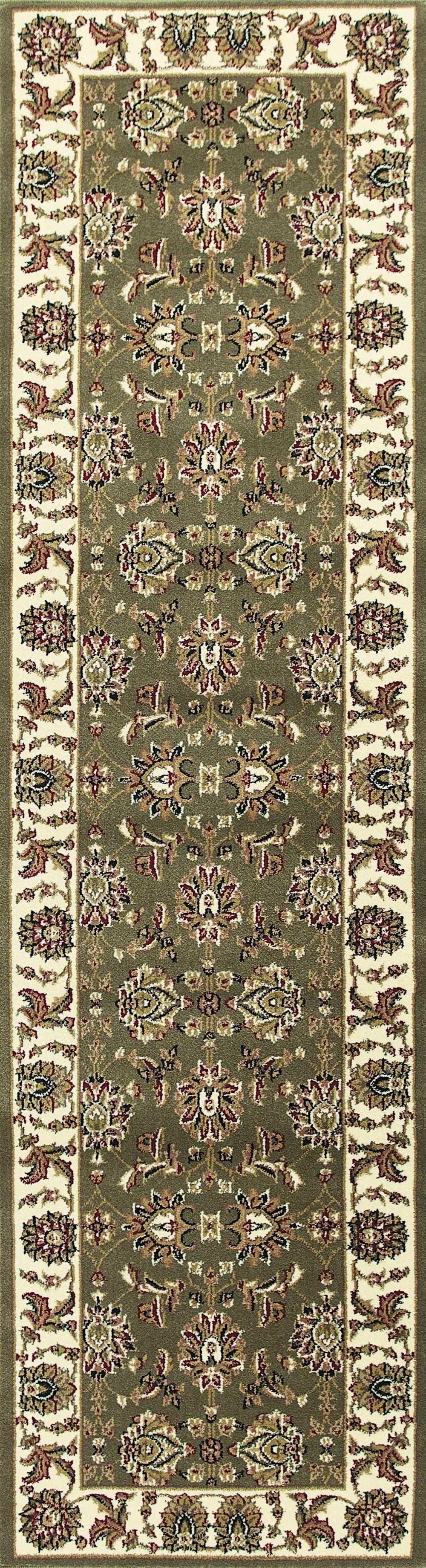 9' X 13' Polypropylene Green Or Ivory Area Rug - Homeroots - Flyclothing LLC