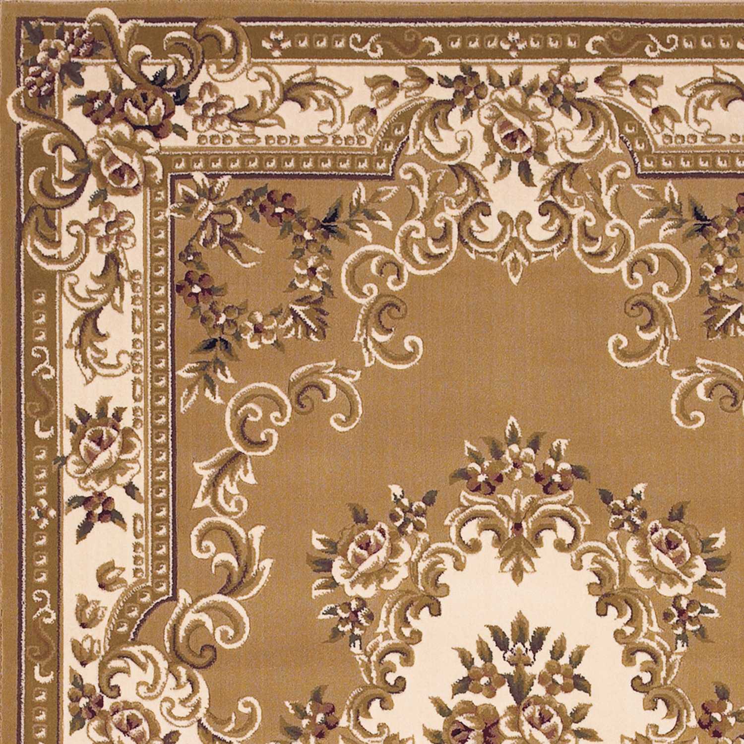 9' X 13' Beige and Ivory Area Rug - Homeroots - Flyclothing LLC