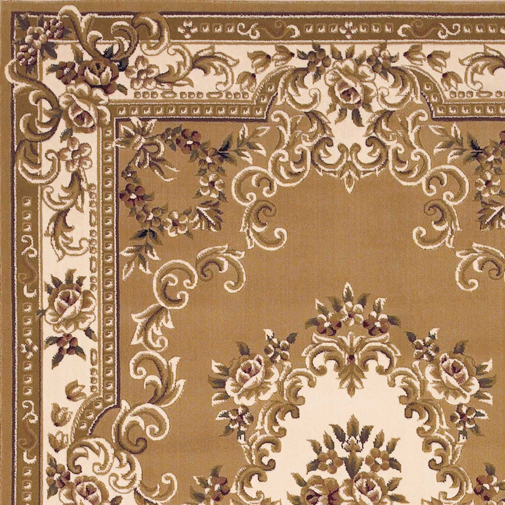 9' X 13' Beige and Ivory Area Rug - Homeroots - Flyclothing LLC
