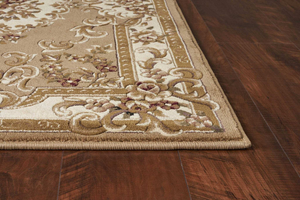 9' X 13' Beige and Ivory Area Rug - Homeroots - Flyclothing LLC