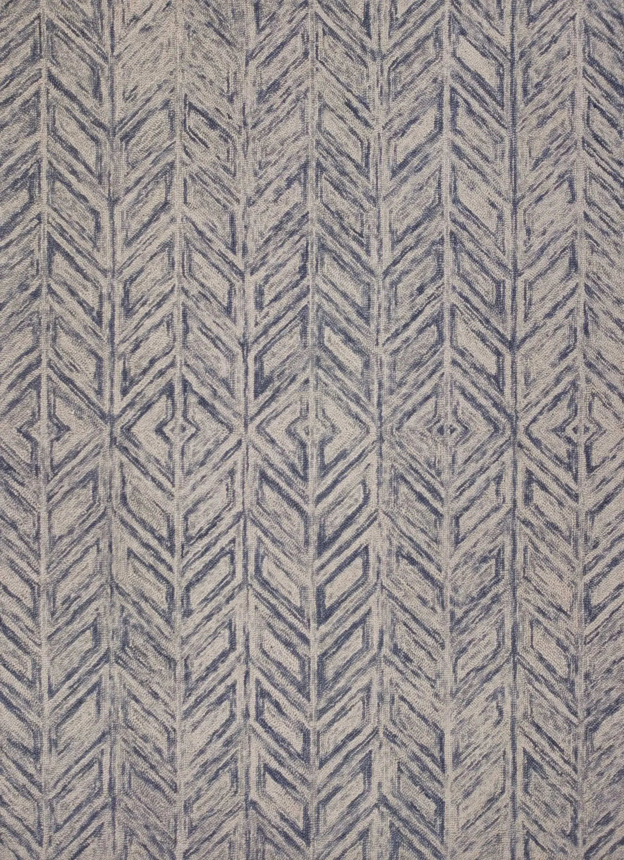 9' X 12' Blue Wool Hand Tufted Area Rug - Homeroots - Flyclothing LLC