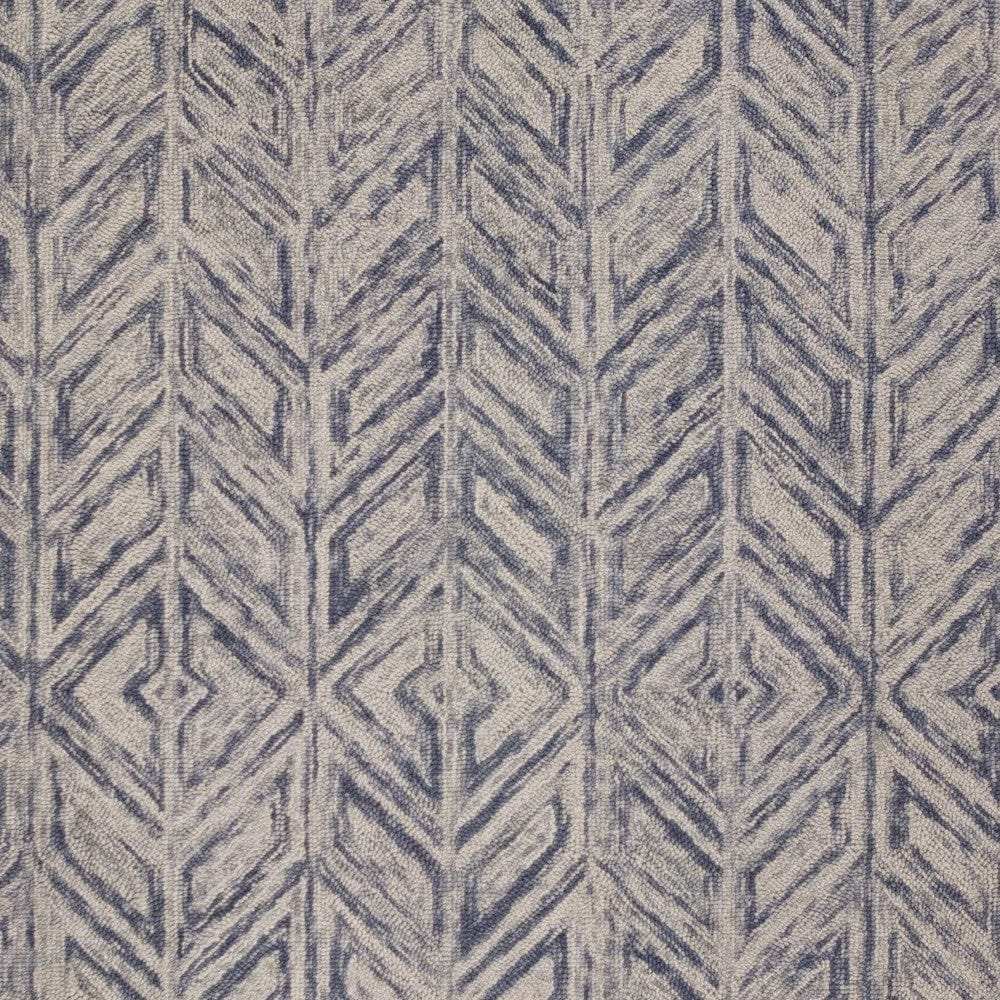 9' X 12' Blue Wool Hand Tufted Area Rug - Homeroots - Flyclothing LLC