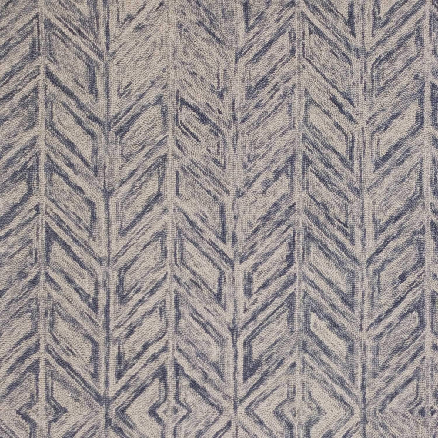 9' X 12' Blue Wool Hand Tufted Area Rug - Homeroots - Flyclothing LLC