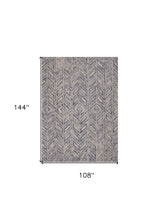 9' X 12' Blue Wool Hand Tufted Area Rug - Homeroots - Flyclothing LLC
