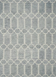 9' X 12'  Wool Blue Area Rug - Homeroots