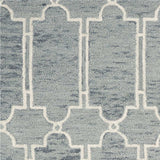 9' X 12' Wool Blue Area Rug - Homeroots - Flyclothing LLC