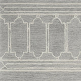 9' X 12' Grey Hand Tufted Geometric Indoor Area Rug - Homeroots - Flyclothing LLC